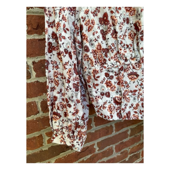 NWOT Anthropologie Smocked Buttondown Blouse  Size Small - Picture 7 of 16